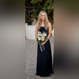 Amsale Jara GB224S Navy Formal Dress